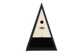 Esschert Design Birdhouse wigwam avec mangeoire noir 26x16xh39cm