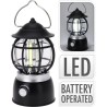 Campinglamp cob 10x19cm zwart
