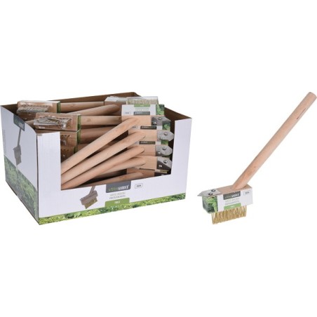 Onkruidborstel met steel 36cm