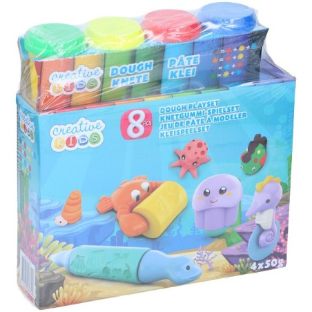 Set d'argile 8 pièces 4x50gr