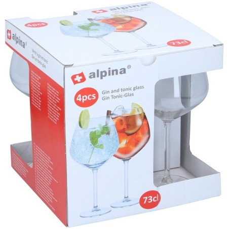 Alpina Gin & Tonic ensemble de verres 4 pièces 730ml