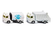 Siku Set balayeuse et camion poubelle pour travaux municipaux 1:87 no 1687