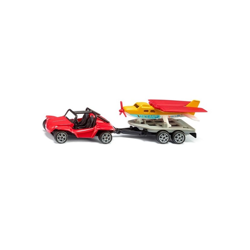 Siku Buggy avec avion de sport 1:87 n° 1696