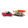 Siku Buggy avec avion de sport 1:87 n° 1696
