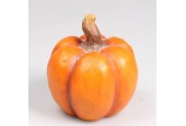 Poterie citrouille orange h14cm