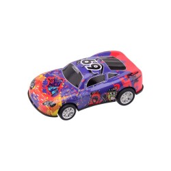 John Toy Pull-back Raceauto Metaal 10cm Op Blisterkaart Verkrijgbaar In 12
