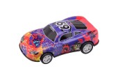John Toy Pull-back Raceauto Metaal 10cm Op Blisterkaart Verkrijgbaar In 12