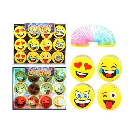 Piège ressort Emoij avec lumière 5,5x6,5cm boîte de 12 pièces