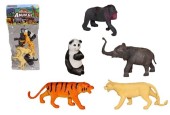 Animaux sauvages en sachet 6 parties 28x13x5cm