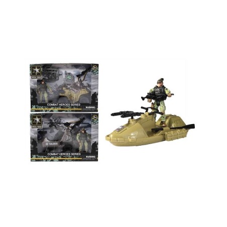 Ensemble militaire Combat Force 24,5x17,5x7cm