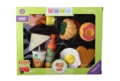 Set de jeu nourriture 14 pièces dans une boîte 25x20x4,5cm