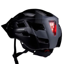 Dunlop Casque de vélo taille L avec visière et LED