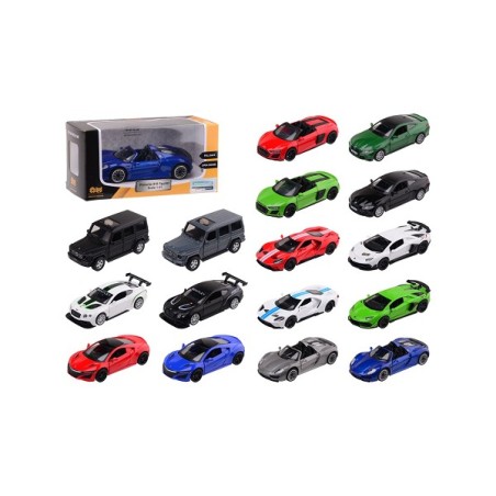 Échelle de voiture de supercar sous licence Absolute Motors environ 1:42 - 14x6,5x7 cm