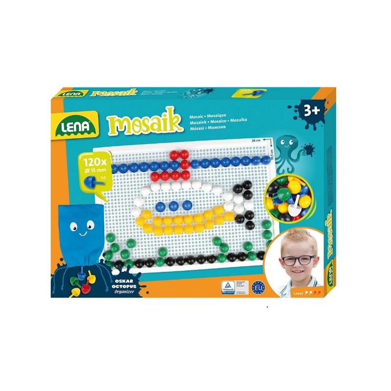 Lena Mosaïque Set couleur 120pcs 15mm