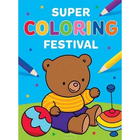 Deltas Super coloring festival kleurboek
