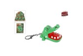 Jungle Expedition bijtende krokodil sleutelhanger 7cm