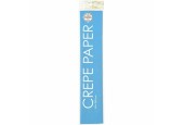Papier crépon 50x250cm bleu bébé paquet de 12 rouleaux