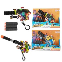 Pistolet Toi Toys avec 3 flèches en mousse