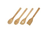 Set d'ustensiles de cuisine Bambou 4 pièces