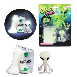 Toi Toys Glow &apos;n Fun Olievat Met Glow In The Dark Slijm + Alien