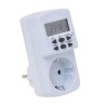Minuterie numérique avec programme hebdomadaire mini blanc