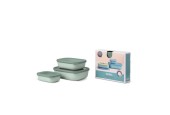 Mepal Multikom Cirqula rechthoekig 3-delige set (500+1000+2000ml) Nordic sage