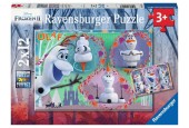 Ravensburger puzzle La Reine des Neiges ll Tout le monde aime Olaf 2x12 pièces