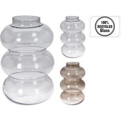 Vase verre recyclé Ø19xh33cm