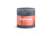 Bougie Pilier Bolsius 100/100 Bleu Ardoise Rustique - Bleu Ardoise