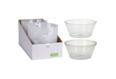 Excellent Houseware Re- useable Schaal kunststof 750ml set van 2 stuks Vaatwasserbestendig