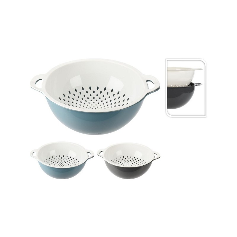 Vergiet met uitlekbak/mengkom set Ø26x11cm