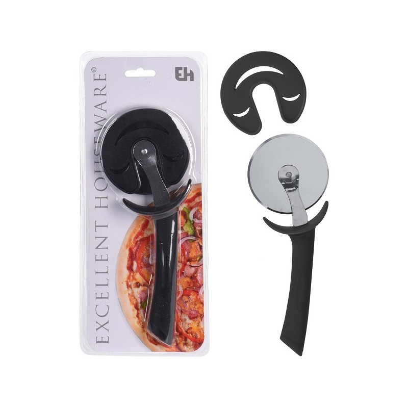 Excellent Houseware Pizzasnijder RVS met kunststof handvat