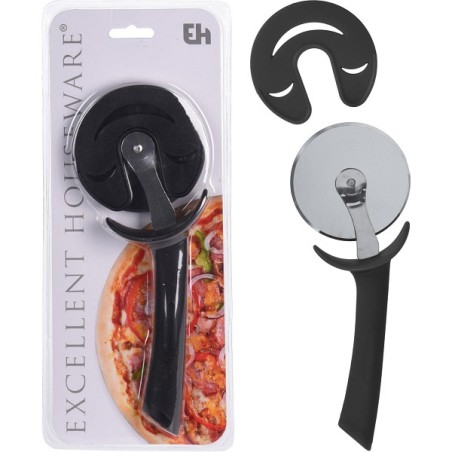 Excellent Houseware Coupe-pizza en acier inoxydable avec manche en plastique