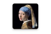 Onderzetter Vermeer Meisje Met De Parel 9,5x9,5cm