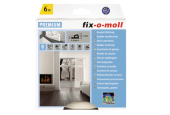 Fix-o-moll rubber tochtstrip P-profiel zelfklevend 6m 9x5mm