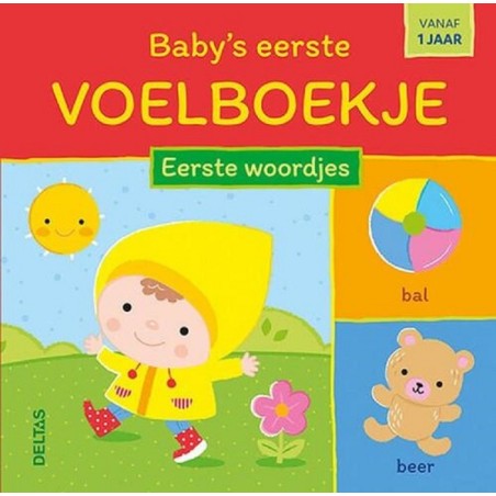 Deltas Baby's eerste voelboekje - Eerste woordjes