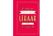 Rebo Voor de beste leraar ooit - Cadeauboek