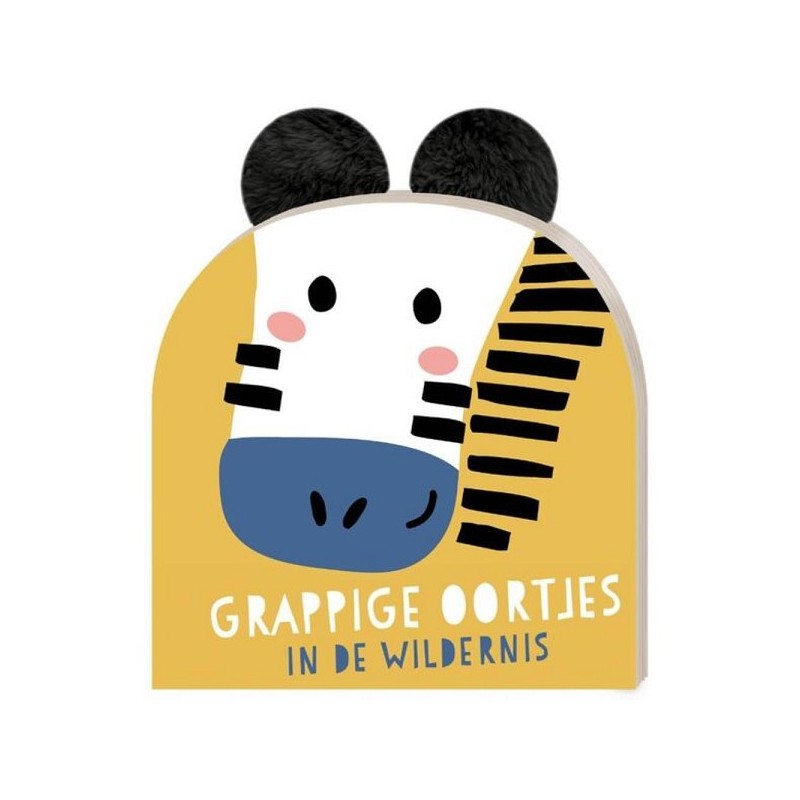 Grappige oortjes - in de wildernis- kartonboekje- 10 pagina's