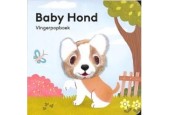 Vingerpopboekje - Baby hond voorleesboek hardcover 14 pagina's