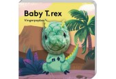 Vingerpopboekje Baby Fantasie dieren Baby T-rex