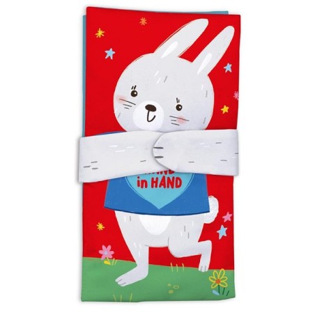 Livre croustillant main dans la main - Lapin