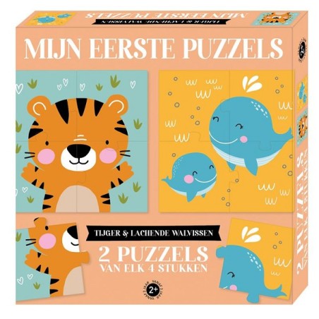 Mon premier puzzle - Tigre et baleines souriantes