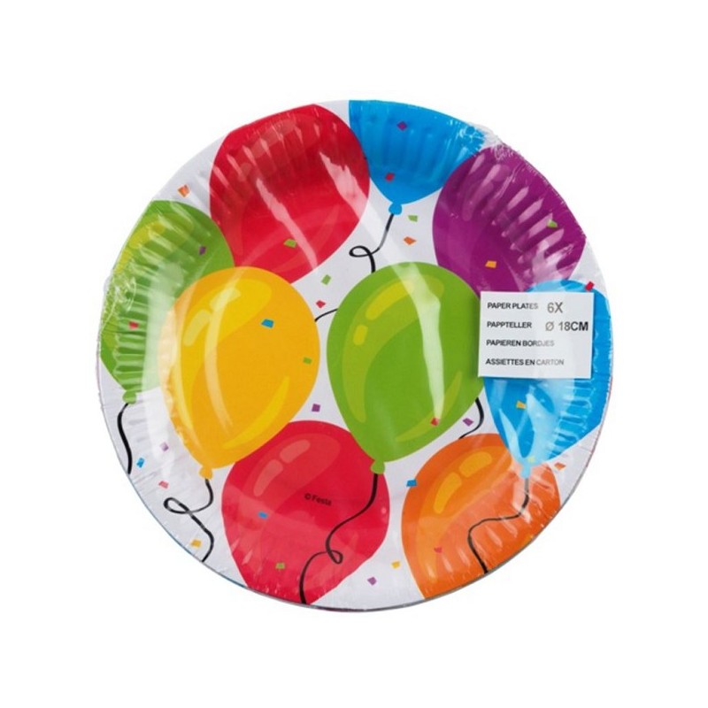 Papieren bord 18cm 6pcs PA