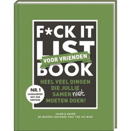F*ck it list book voor vrienden Hardcover
