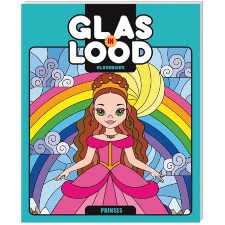 Livre de coloriage Vitrail - Princesse