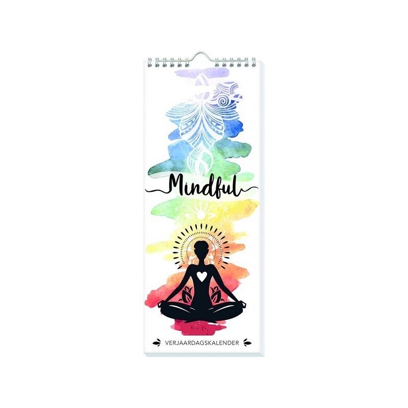Verjaardagskalender - Mindfulness 32x13cm