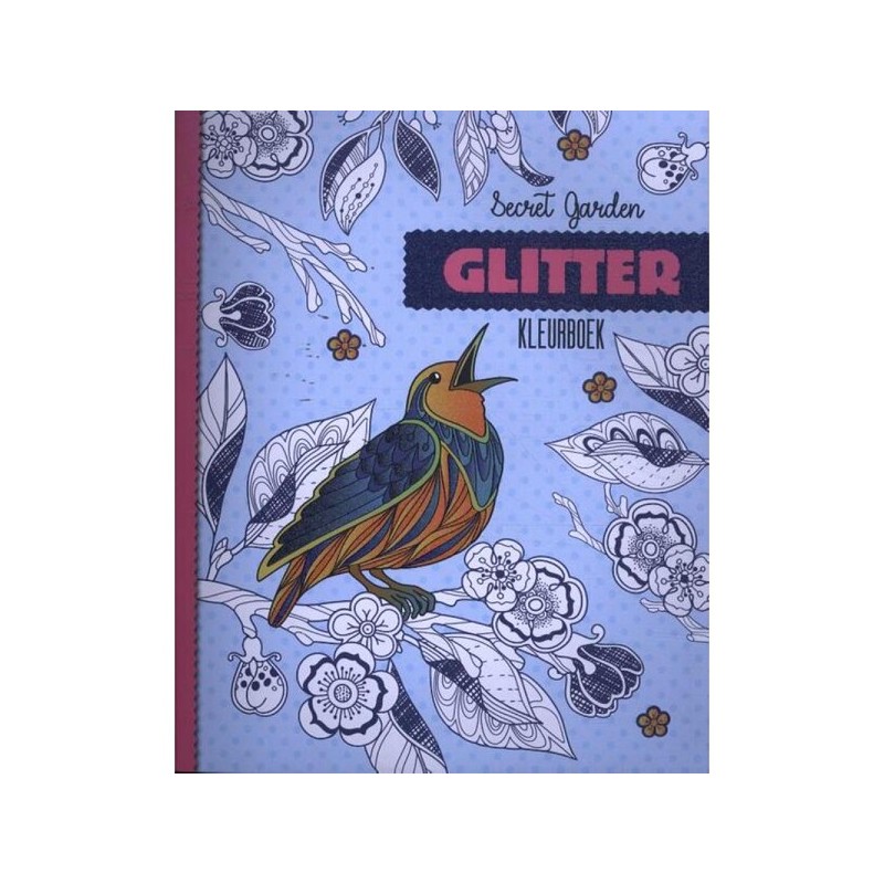 Livre de coloriage à paillettes Secret Garden 60 pages