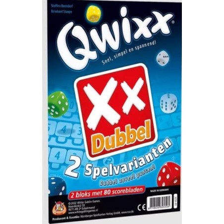 Qwixx Dubbel 2 spelvarianten