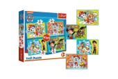 Trefl Paw Patrol puzzle 4 en 1 12/15/20/24 pièces