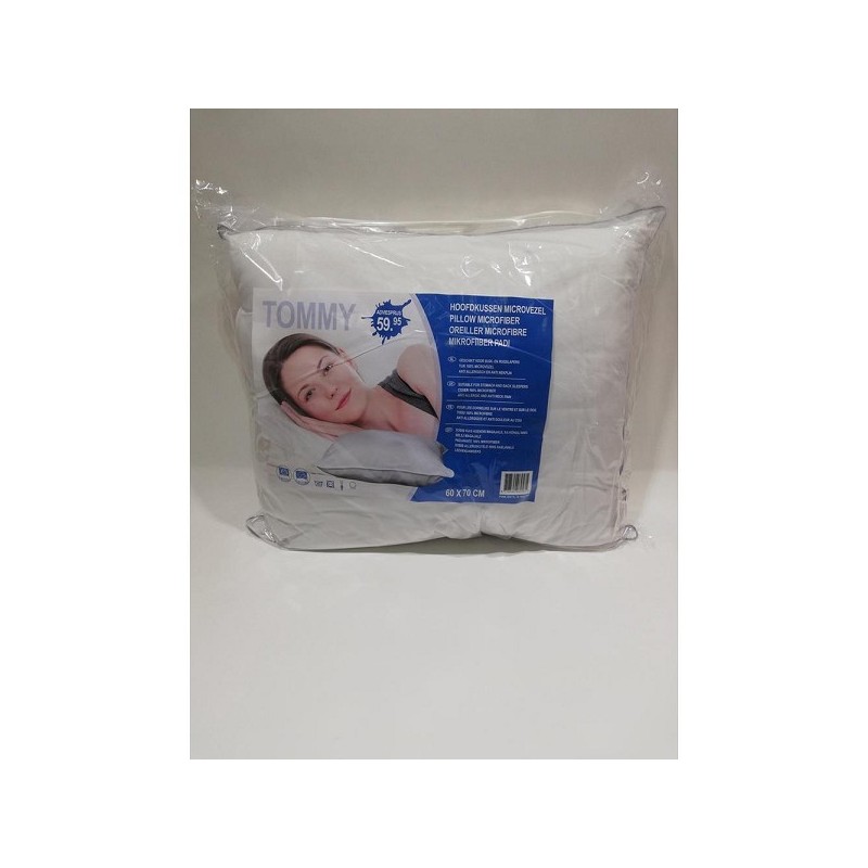 Oreiller Tommy 100% microfibre 60x70cm